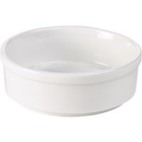 Genware Porcelain Round Dish 10cm/4"