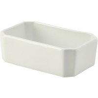 Genware Porcelain Sugar Packet Holder 12 x 7cm/ 4.75 x 2.75" - Pack of 6