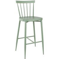 Bolero Windsor Aluminium Green High Stools (2 Pack)