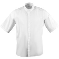 Southside Band Collar Chef Jacket White S