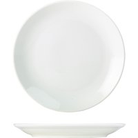 Genware Porcelain Coupe Plate 28cm/ 11" - Pack of 6