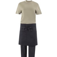 Southside Cotton Canvas Bistro Apron Black