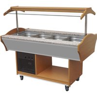 CombiSteel Refrigerated Buffet Wenge 4/1 GN