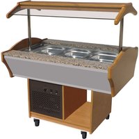 CombiSteel Refrigerated Buffet Wenge 3/1 GN