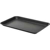 Galvanised Steel Tray 31.5x21.5x2cm Matt Black - Pack of 12