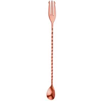 Beaumont Mezclar Cocktail Spoon With Fork Copper