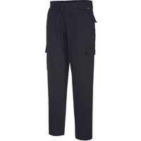 Portwest Eco Women's Stretch Cargo Trousers Black Size 18