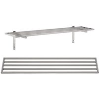 Combisteel Stainless Steel Tube Shelf with Brackets - 1400 mm