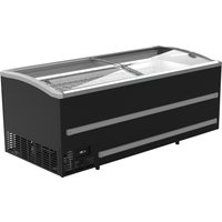 SUPERMARKET CHEST FREEZER BLACK 1880 AUTOMATIC DEFROST