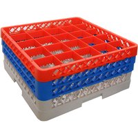 Genware 25 Comp Glass Rack With 3 Extenders