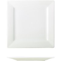 Genware Porcelain Square Plate 21cm/ 8.25" - Pack of 6
