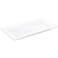 Genware Porcelain Rectangular Plate 30.5 x 18.5cm/ 12 x 7.25" - Pack of 6