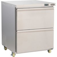 Combisteel Stainless Steel Freezer with 2 Drawers - 185 L
