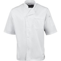 Chef Works Valais Unisex Chef Jacket White with Grey 2XL
