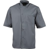 Chef Works Valais Signature Series Unisex Chef Jacket Grey 2XL