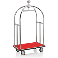 Luggage trolley Red