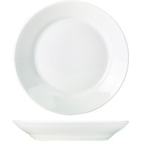Genware Porcelain Deep Winged Plate 30cm/ 12" - Pack of 6