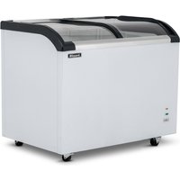 BLIZZARD 220L Curved Glass Lid Freezer BDF22