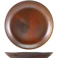 Terra Porcelain Rustic Copper Coupe Plate 19cm - Pack of 6