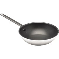 Non Stick Teflon Aluminium Flat Base Wok 30cm