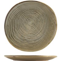 Terra Porcelain Grey Organic Plate 21cm - Pack of 6