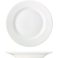 Genware Porcelain Classic Winged Plate 27cm/ 10.75" - Pack of 6