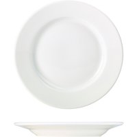 Genware Porcelain Classic Winged Plate 23cm/ 9" - Pack of 6