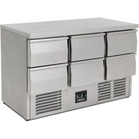 BLIZZARD Compact Six Drawer Counter Refrigerator BCC3-6D