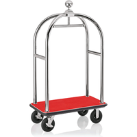 Luggage trolley Red