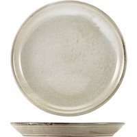 Terra Porcelain Grey Coupe Plate 19cm - Pack of 6