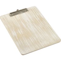 White Wash Wooden Menu Clipboard A4 24x32x0.6cm
