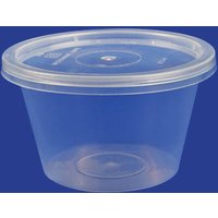 4oz Clear Microwave Container with Lid