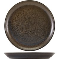 Terra Porcelain Black Coupe Plate 30.5cm - Pack of 6