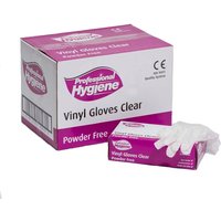 Vinyl Clear Powder Free Large Gloves X1000