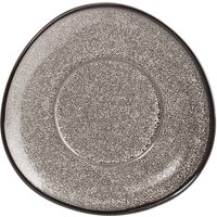 Olympia Mineral Triangular Cappuccino Saucer Grey Stone 150mm (6 pack)