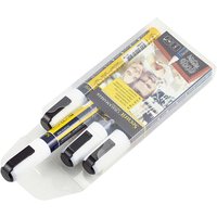 Chalkmarkers 4 Pack White Medium