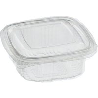 Square Salad Container 375cc (L)134 (W)128 (H)48mm