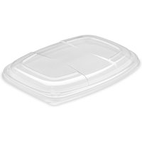36oz 1 Compt Clear Lid (L)225 (W)190 (H)20
