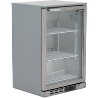 BLIZZARD Single Hinged Glass Door Bottle Cooler Stainless Steel BAR1SS