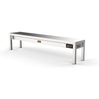 CombiSteel Overshelf Ceramic Heated 1 Level 1800 With 5 Heaters Of 250W