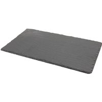 Genware Natural Edge Slate Platter 25 X 13cm - Pack of 6