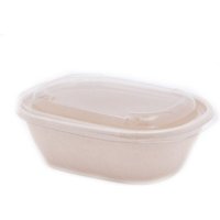 Oval Lid Clear 770ml (L)150mm (W)195mm (H)20mm