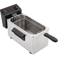 Caterlite Light Duty Single Tank Single Basket Countertop Electric Fryer 2kW