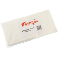 Olympia Napkin White 2ply 33x32cm