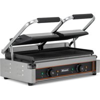 BLIZZARD Double Contact Grill Top & Bottom Ribbed BRRCG2