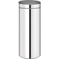 Brabantia Stainless Steel Touch Top Bullet Bin Silver 30Ltr