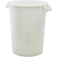 White Polyethylene Bin 100L