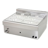 Archway Countertop Gastronorm Bains Marie - Gas 6 Pots