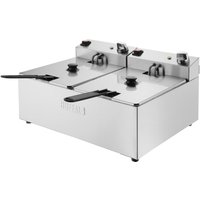 Buffalo Twin Tank Twin Basket 2x5Ltr Countertop Fryer 2x2.8kW