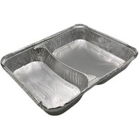 2 Compartment foil tray (800)